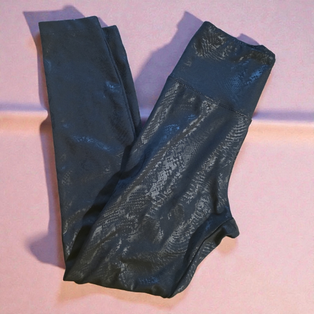 American Eagle‎ Outfitters Black Snakeskin Leggings